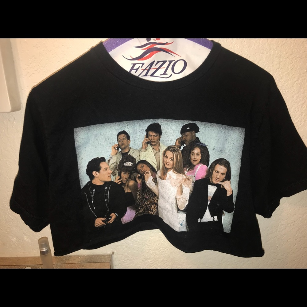 CLUELESS MOVIE CROPPED SHIRT🤩